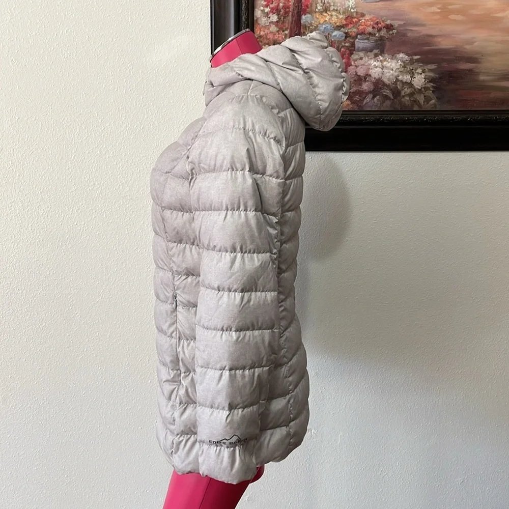 Eddie Bauer EB 650 Down Hooded Packable Quilted Puffer Jacket Coat Size XS